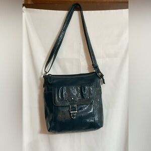 RossettiTeal adjustable cross body adjustable causal 100% polyvinyl chloride bag